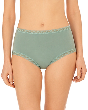 Natori Bliss Cotton Full Brief In Succulent