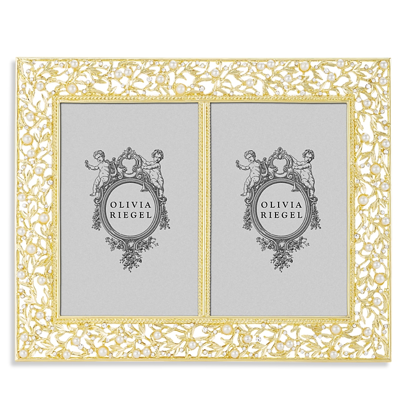 Olivia Riegel Isadora Double Frame In Gold