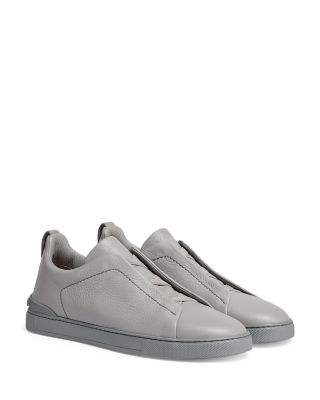 Zegna Deerskin Triple Stitch Sneakers