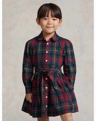 Ralph Lauren Kids plaid-pattern cotton shirt - Black