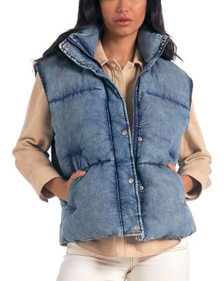 Elan Denim Puffer Vest | Bloomingdale's