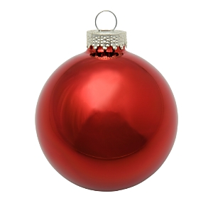 The Whitehurst Company, Llc The Whitehurst Company Ball Ornaments, Set Of 6 In Shiny Red