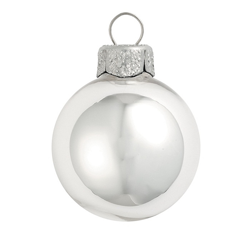 The Whitehurst Company, Llc The Whitehurst Company Ball Ornaments, Set Of 6 In Shiny Silver