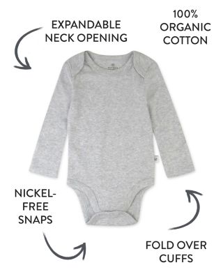 Boys' 10 Pack Long Sleeve Bodysuits - Baby
