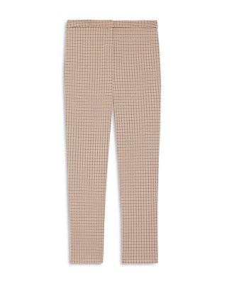 Slim Fit Cropped Houndstooth Pants 