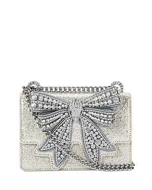 KURT GEIGER SHOREDITCH SMALL RHINESTONE BOW CROSSBODY