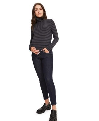 Under the Bump Slim Maternity Jean in Rinse
