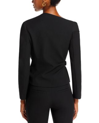 Skyla Asymmetric Wrap Top