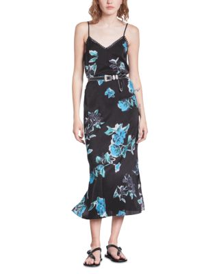 The Kooples - V Neck Midi Slip Dress