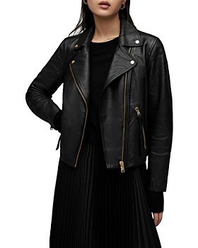Women's Leather, Suede, and Shearling Coats - Bloomingdale's