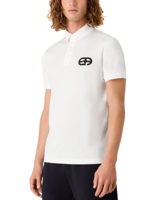 Emporio Armani - Contrast Embroidered Logo Regular Fit Polo Shirt