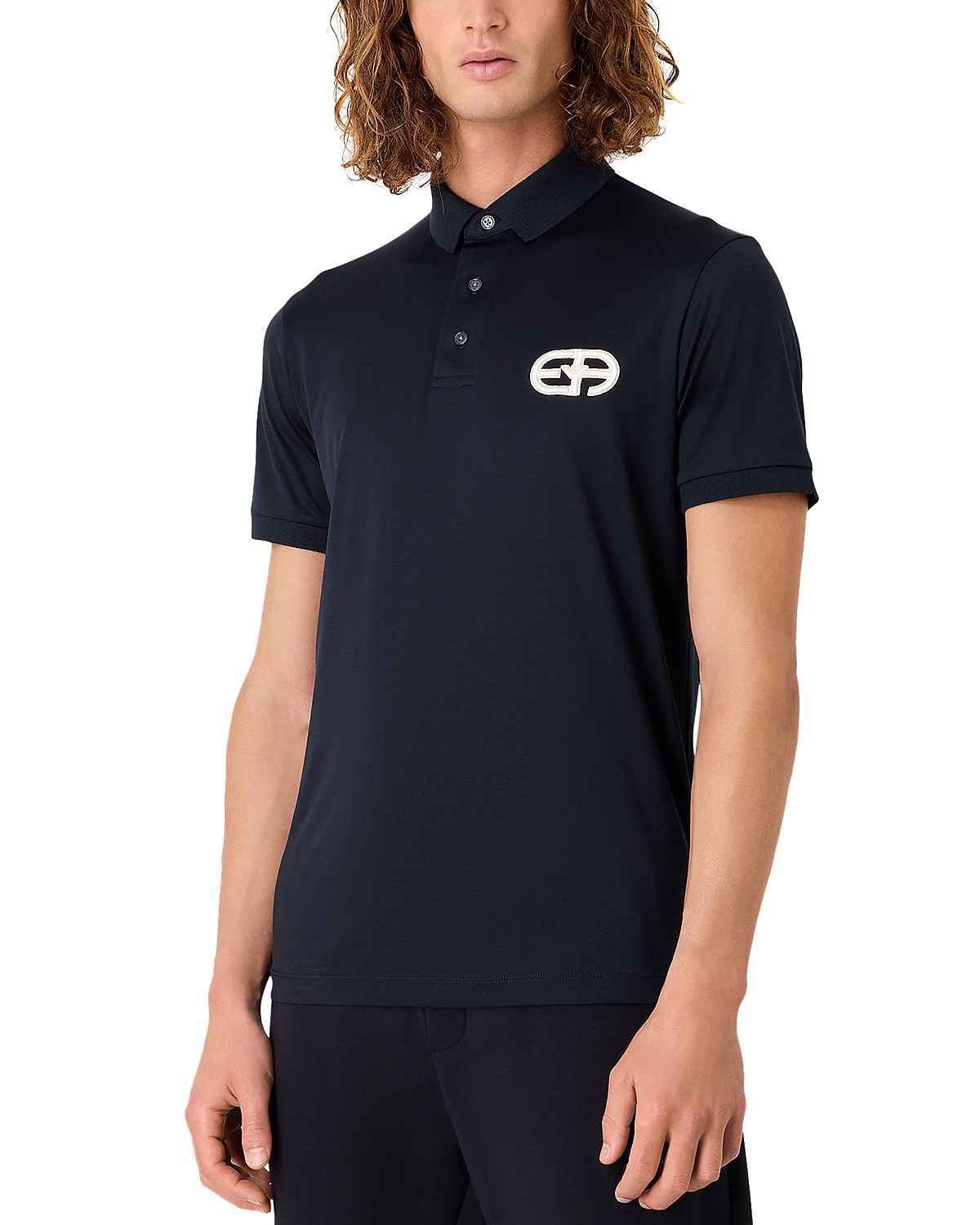 Emporio Armani Essential Ea Recreate Embroidered Logo Polo