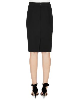 Cady Crepe Pencil Skirt
