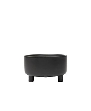Waggo Ceramic Uplift Small Bowl In Black