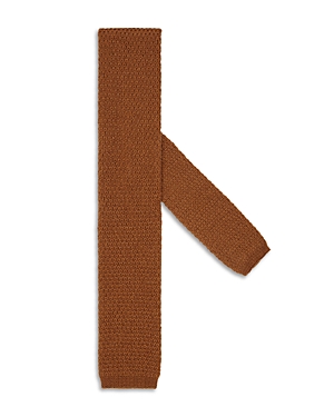 Shop Zegna Foliage Oasi Cashmere Tie In Medium Brown