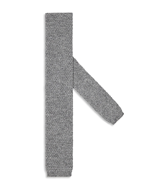 Shop Zegna Foliage Oasi Cashmere Tie In Medium Gray