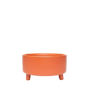 Waggo Ceramic Uplift Small Bowl In Terracotta