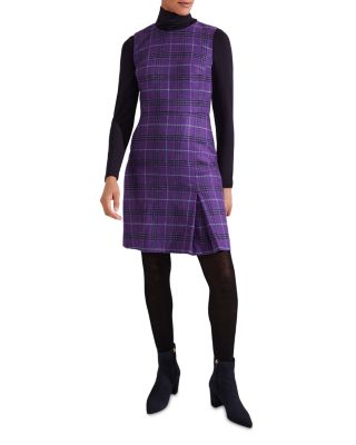 Avery Plaid Wool Dress