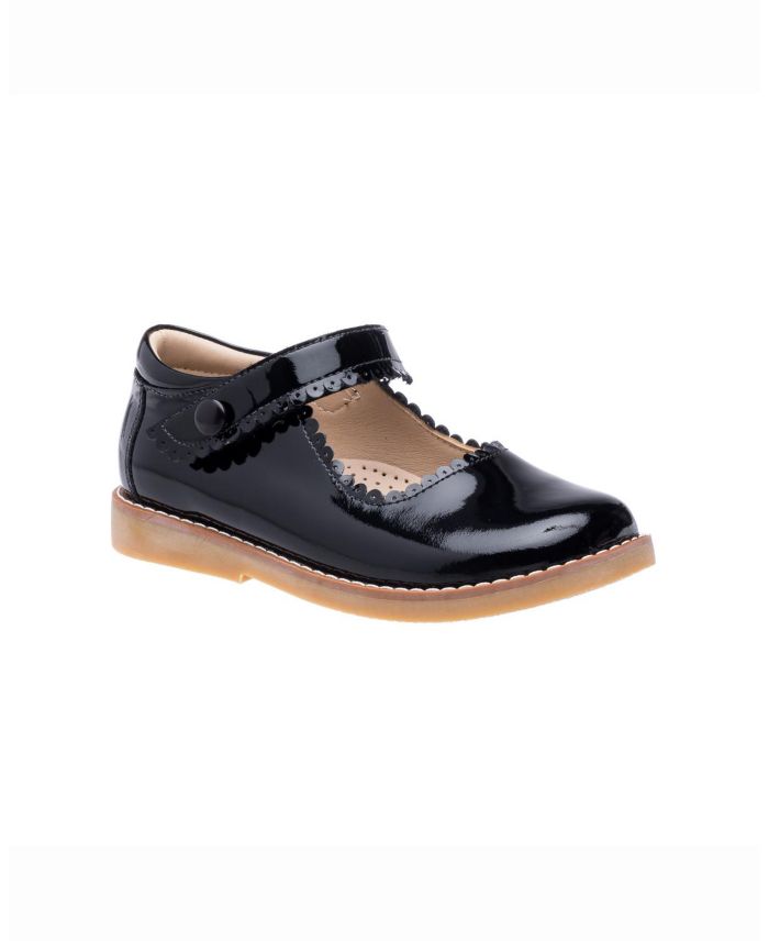 Unisex Scalloped Edge Mary Jane