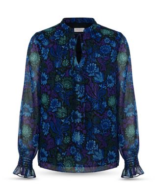 Aisha Split Neck Blouse