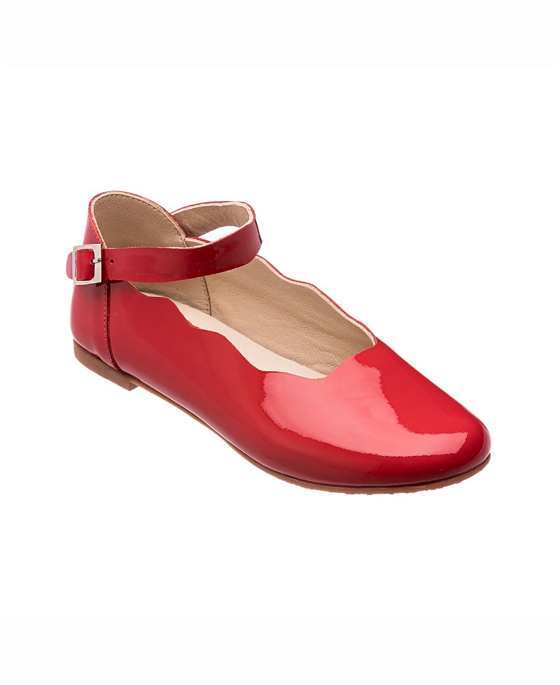 Elephantito Toddler|child Girl Ondina Flats In Patent Red