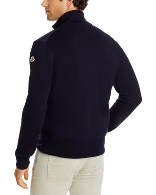 Stand Collar Quilted Cardigan