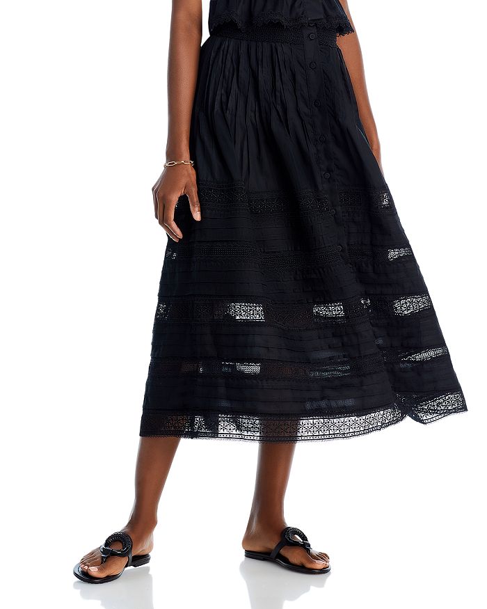 Waimari Camila Tiered Lace Midi Skirt Bloomingdale s