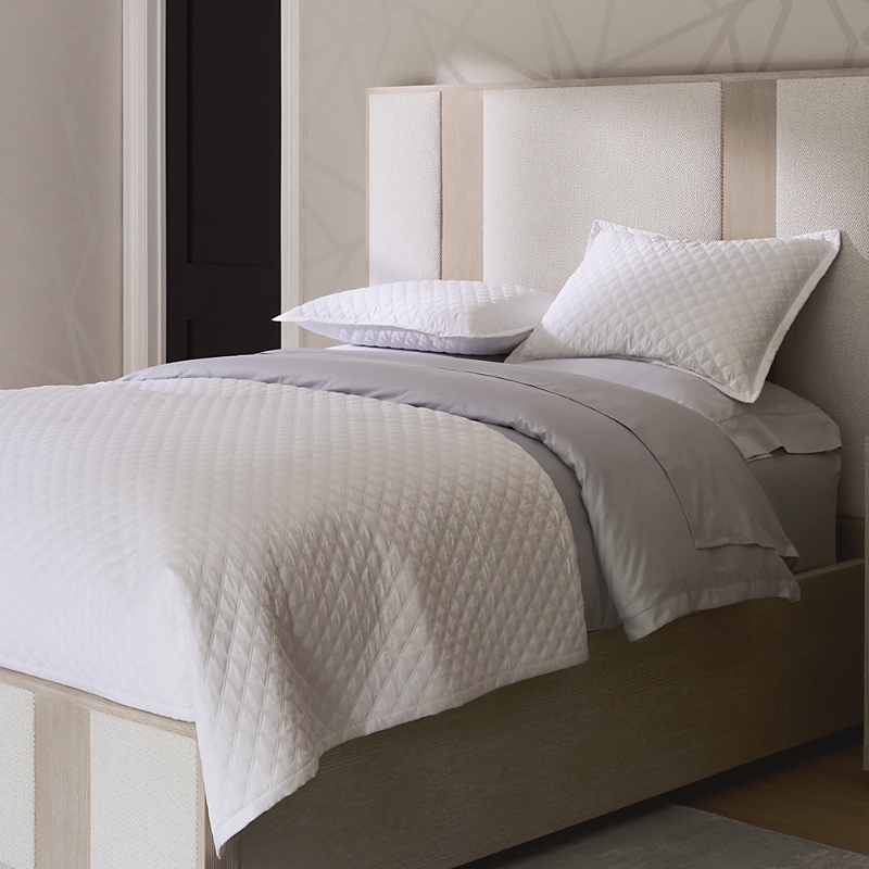 Bernhardt Solaria Queen Wood Frame Panel Bed In B Dune