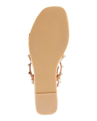 Women's Rockstud Espadrille Platform Wedge Sandals