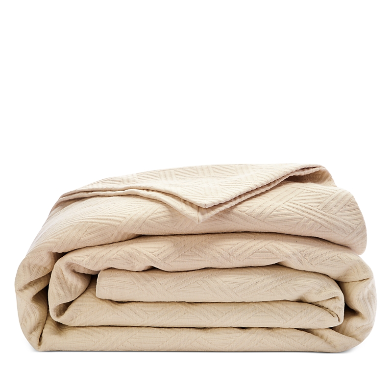 Frette Cotton Geometrics Bedspread, King - Exclusive In Pine Seed