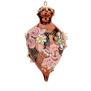 Mark Roberts King's Jewel Finial Ornament In Orange