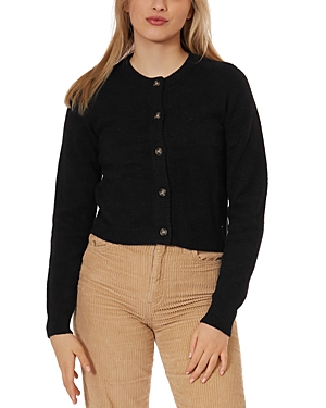 theo & spence soft cropped cardigan sweater