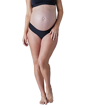 Ingrid & Isabel Seamless Maternity Thong, Pack Of 5 In Black/mauve