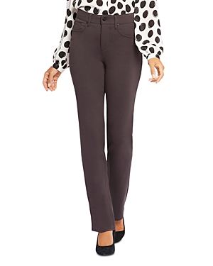 Nydj Women's Classic Trouser Straight Pants In Cordovan