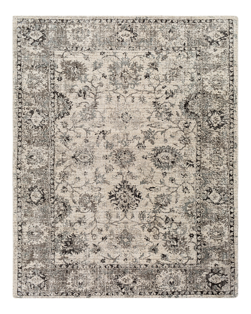 Surya Wilson Wsn-2309 Area Rug, 5' X 7'6 In Grey/charcoal