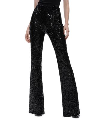 Hera Sequin Hot Pants Black - Alice + Olivia