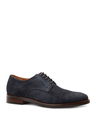 Gordon Rush Shelby Derby In Navy Suede