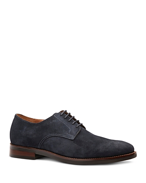 Shop Gordon Rush Men's Shelby Lace Uo Derby Shoes In Navy Suede