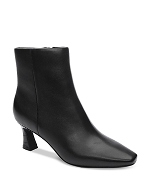 Sanctuary Women's Sleek Kitten Heel Ankle Booties In Black