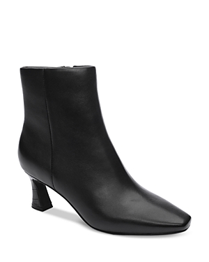 Shop Sanctuary Women's Sleek Kitten Heel Ankle Booties In Black