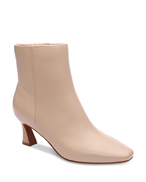 Sanctuary Women's Sleek Kitten Heel Ankle Booties In Roasted Cappuccino