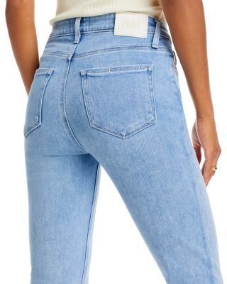 Cindy High Rise Ankle Straight Jeans in Park Ave