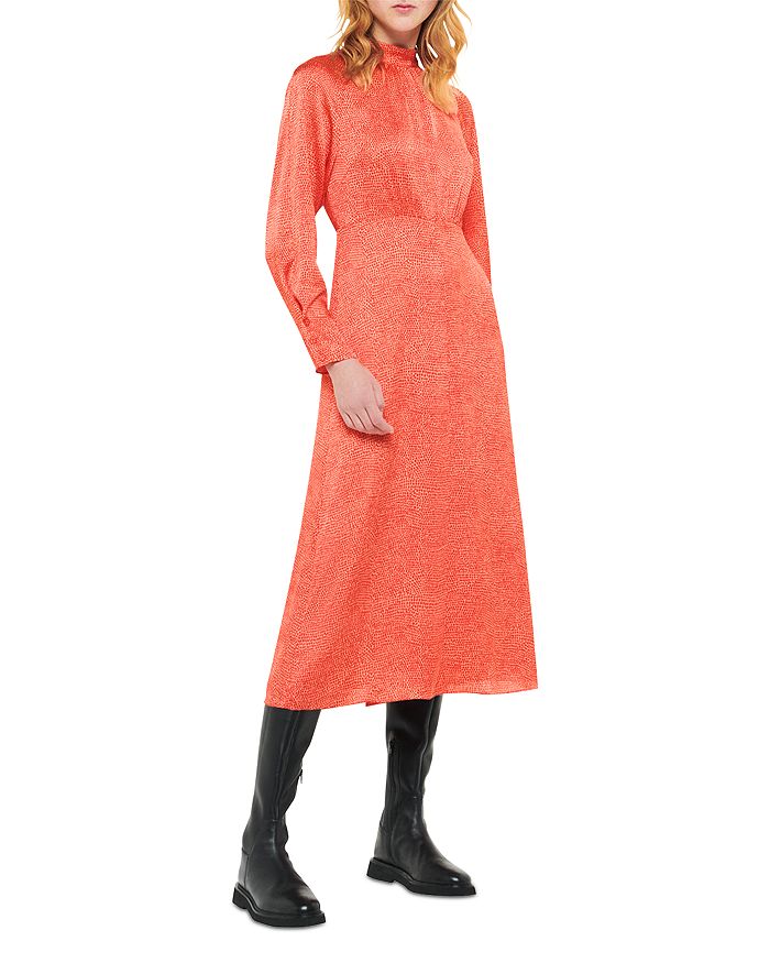Whistles pebble print online dress