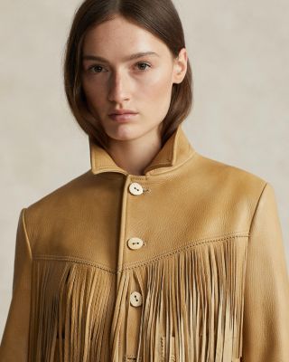 Fringed Leather Jacket