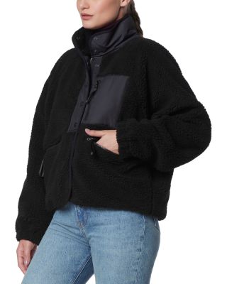 Mixed Media Sherpa Jacket