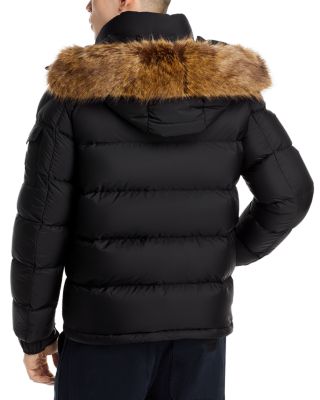 MONCLER｜DOWN JACKETS (1A00068 597YF 20F) MONCLER Reversible Convertible Canvas-Trimmed Quilted Shell
