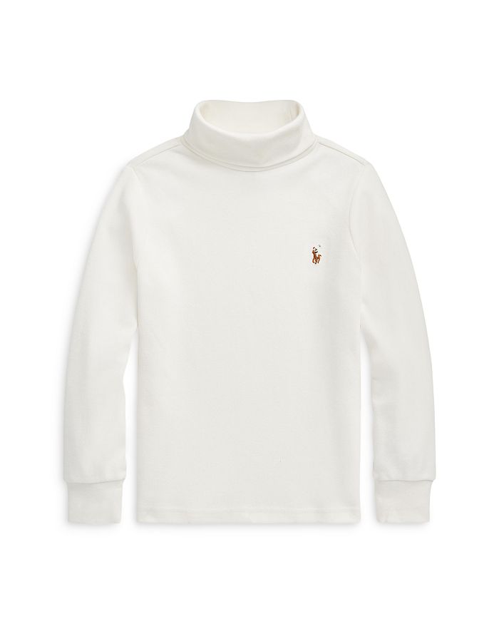 Interlock turtleneck top