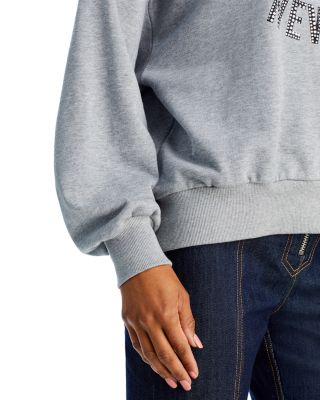ÉPINE PARIS big sweat ÉPINE PARIS embroidery sweat babypink×babypink
