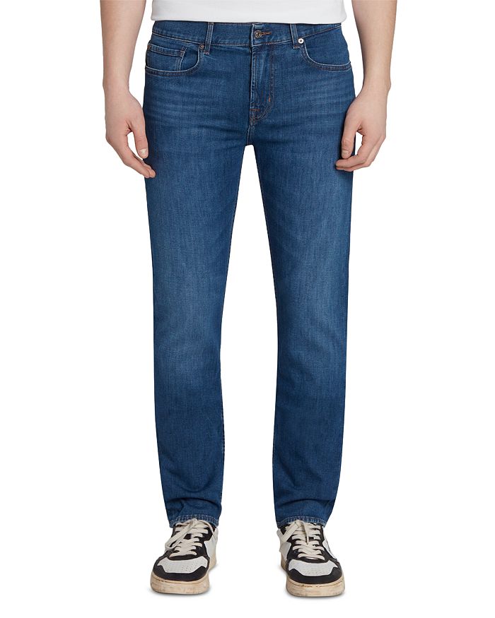 7 For All Mankind Slimmy Slim Fit Jeans | Bloomingdale's image.