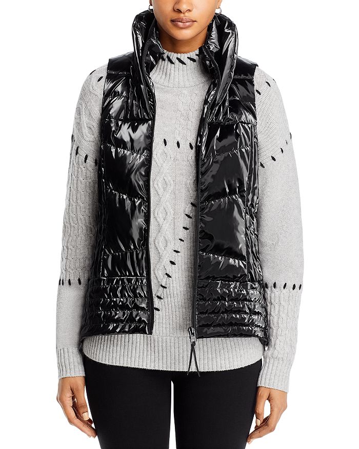 Anorak The Stitched Fashion Puffer Vest Black